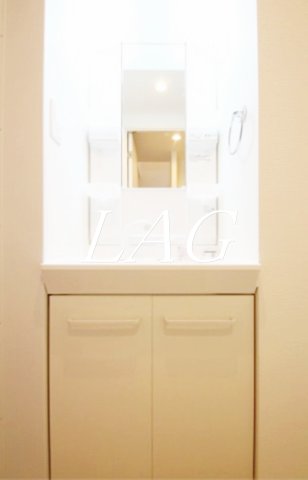 洗面設備　洗面台です。