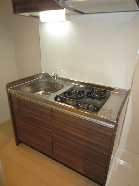 キッチン　★ガスコンロ２口付きシステムキッチン★