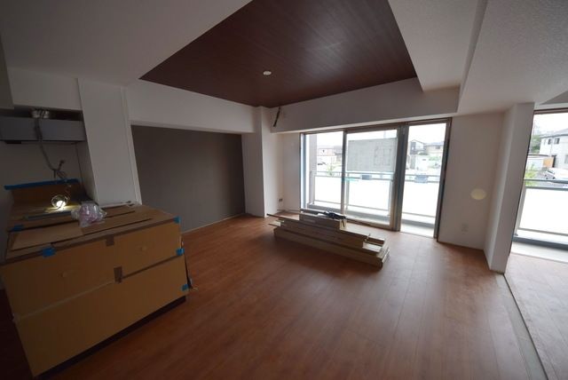 居室・リビング　※建築時の写真です