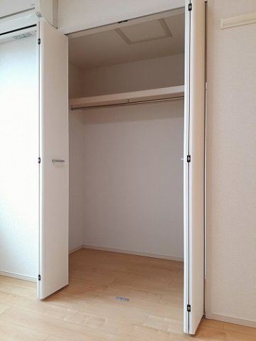 収納　たっぷりとした収納スペースです