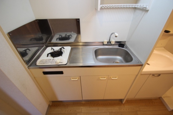 キッチン　※他号室の写真です。