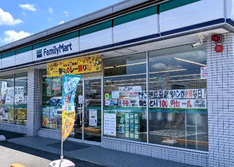 コンビニ　ファミリーマート　湖南夏見店（コンビニ）まで254m