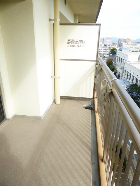 バルコニー　同タイプ別部屋