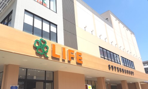 スーパー　ライフ東馬込店（スーパー）まで394m