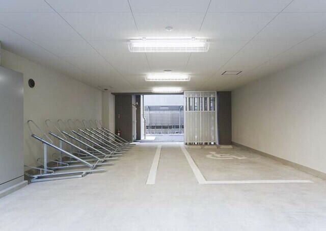 駐車場　駐輪場です