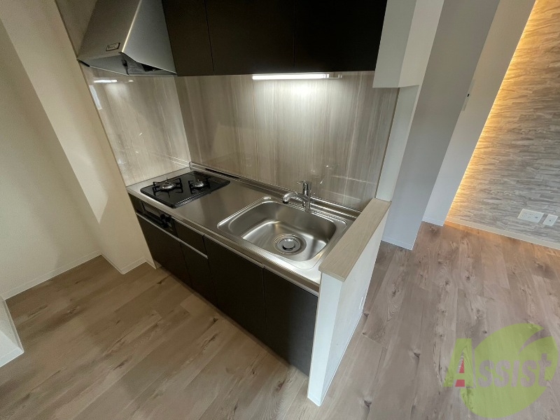 キッチン　システムキッチンなので、すぐお料理に使えます！