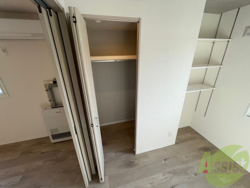 収納　収納を開けてみました！たくさん入りそうですね～