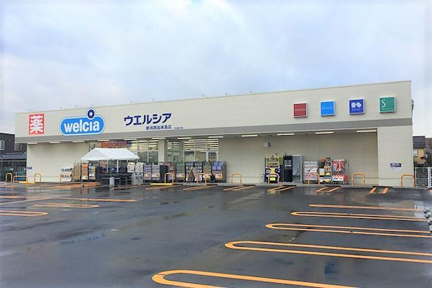 ドラックストア　ウエルシア新潟南出来島店（ドラッグストア）まで539m