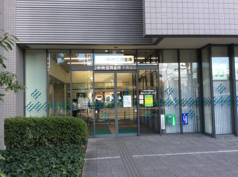 銀行　京都信用金庫十条支店（銀行）まで510m