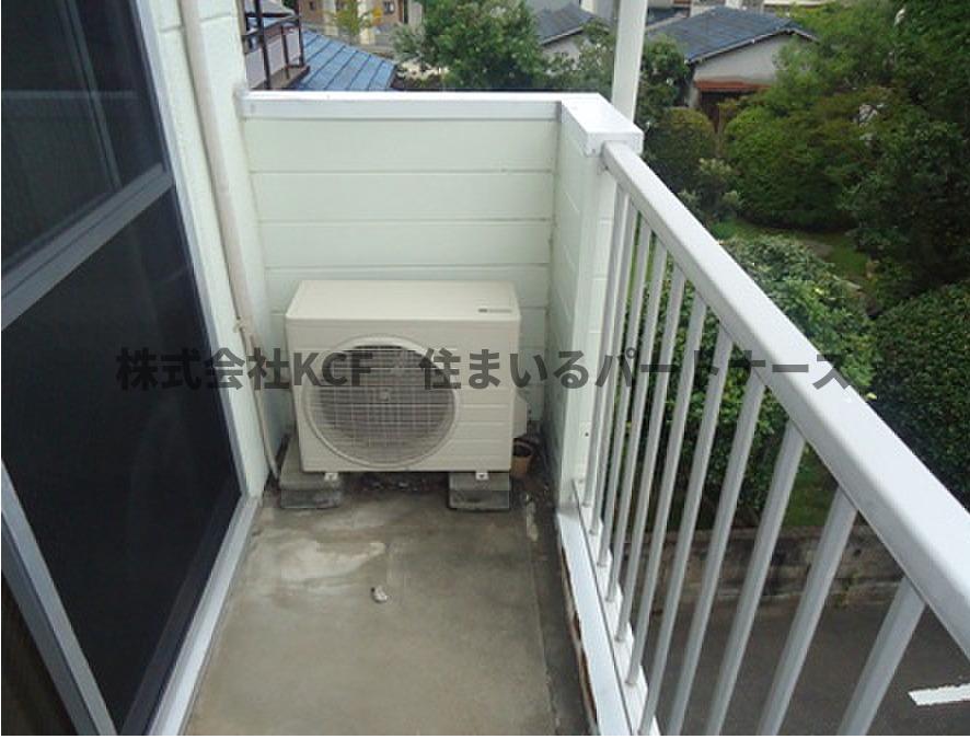 バルコニー　落ち着いた時間を過ごせるバルコニーです