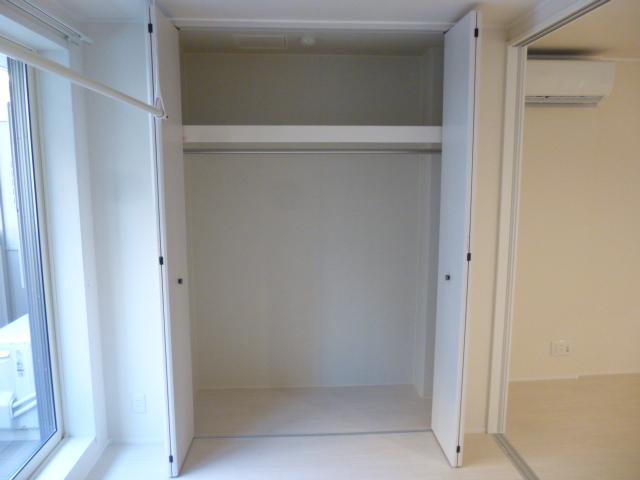 収納　たっぷりとした収納スペースです