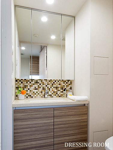 洗面設備　モデルルーム