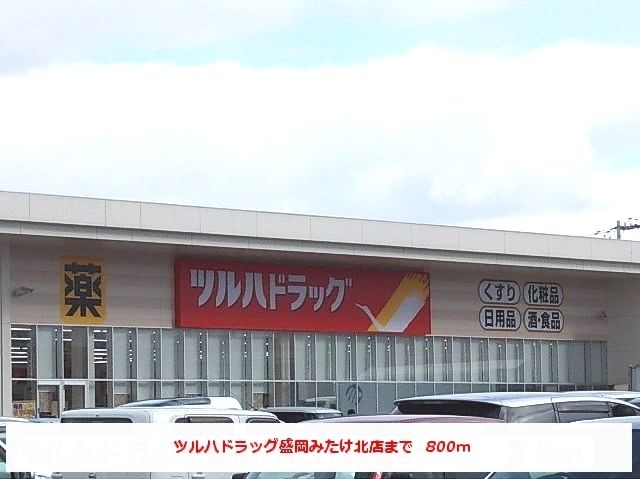 ドラックストア　ツルハドラッグ盛岡みたけ北店（ドラッグストア）まで800m
