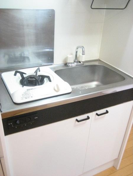 キッチン　「ガスコンロ付のキッチン」