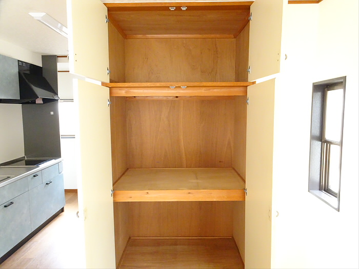 収納　ちょっとした収納スペースも充実しています