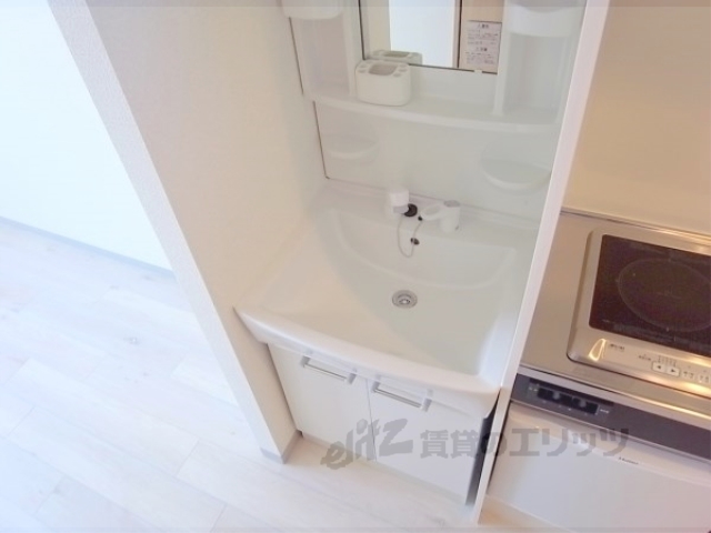 洗面設備　毎朝便利です