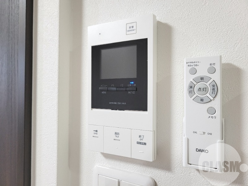 その他設備　来訪者が確認できるモニターホン♪