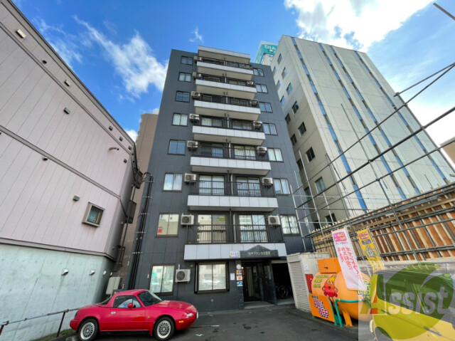 建物外観　札幌市中央区南５条東「カサブランカ参番館」