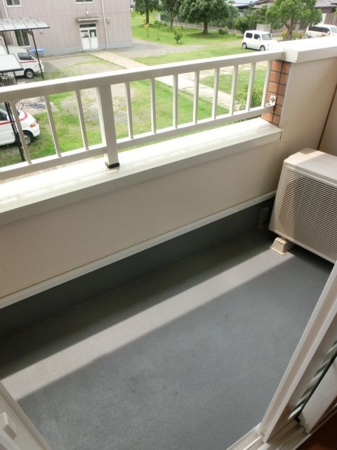 バルコニー　風通しの良いバルコニー。