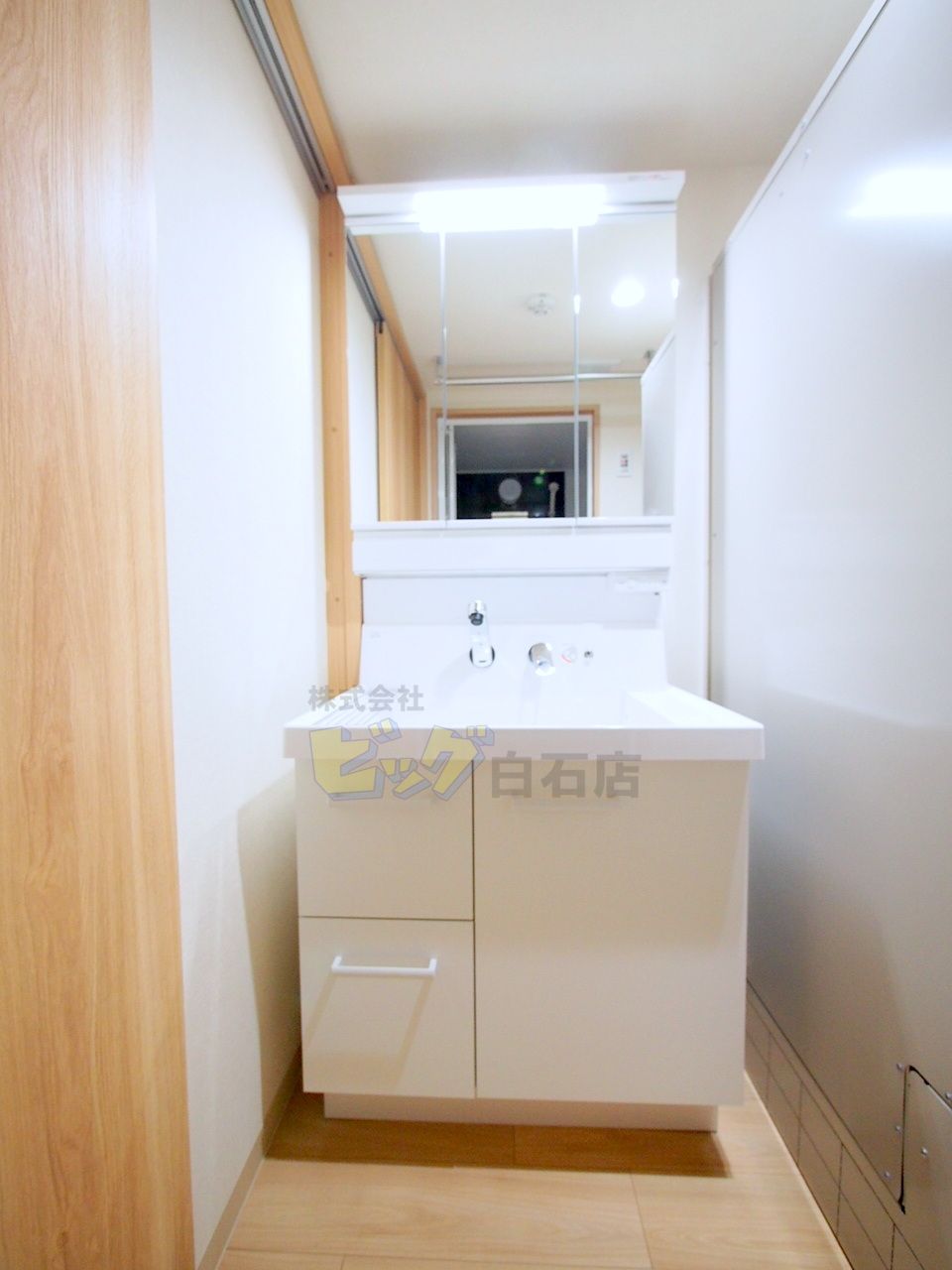 洗面設備　シャンプードレッサー完備しています♪