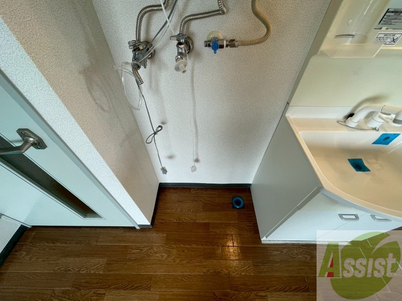 その他設備　洗濯機はこちらの専用スペースに置けます！