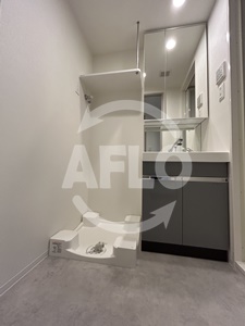 洗面設備　エスリードレジデンス大阪谷町ザ・マークス　洗面所