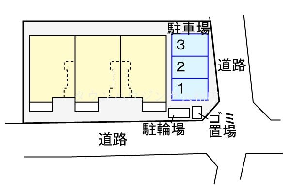 駐車場　★オンライン内見対応可能★来店不要★タウンハウジング大和店★
