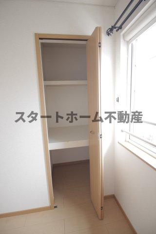 収納　大きなスペースがあり、収納には困りません