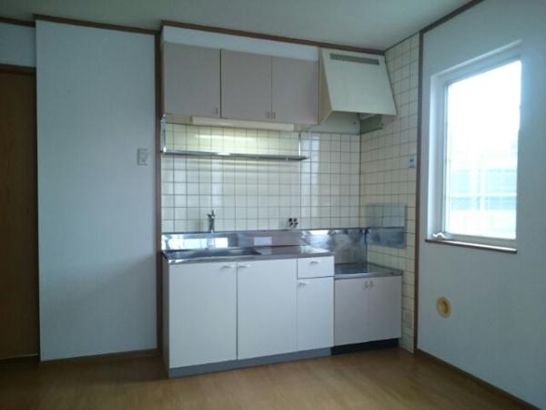 キッチン　ガスコンロ設置可！