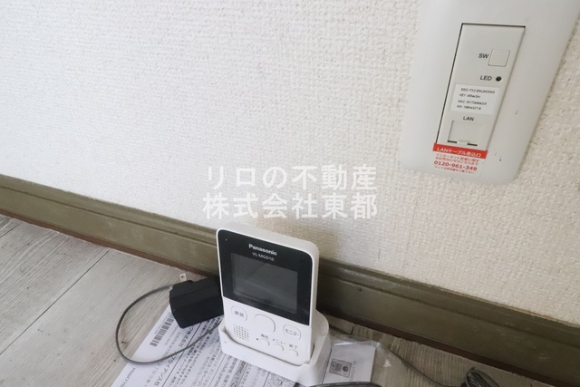セキュリティ　訪問者が一目で分かるＴＶモニタ付インターホンです！