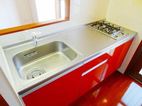 キッチン　2口コンロ