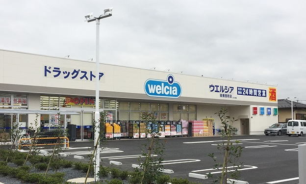 ドラックストア　ウエルシア（ドラッグストア）まで600m