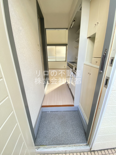 玄関　シューズボックス付☆いつでもスッキリ片付きますね！