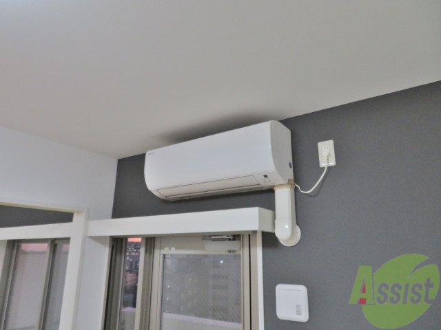 その他設備　エアコンがあらかじめついてます。夏も冬も快適ですよ。