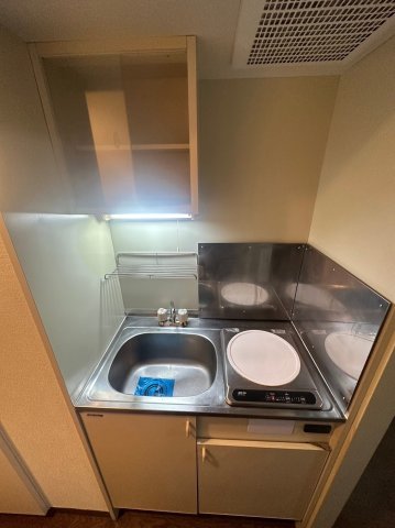 キッチン　ＩＨコンロ１口付のキッチン