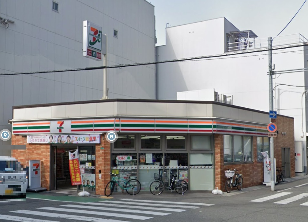 コンビニ　セブンイレブン大阪元町2丁目店（コンビニ）まで60m