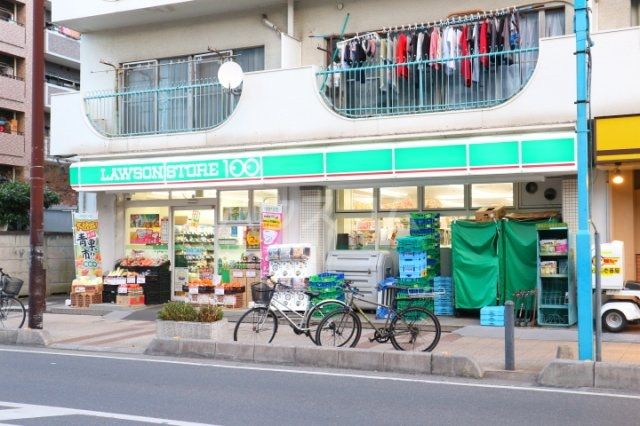 コンビニ　ローソンストア100 わらび中央店（コンビニ）まで464m