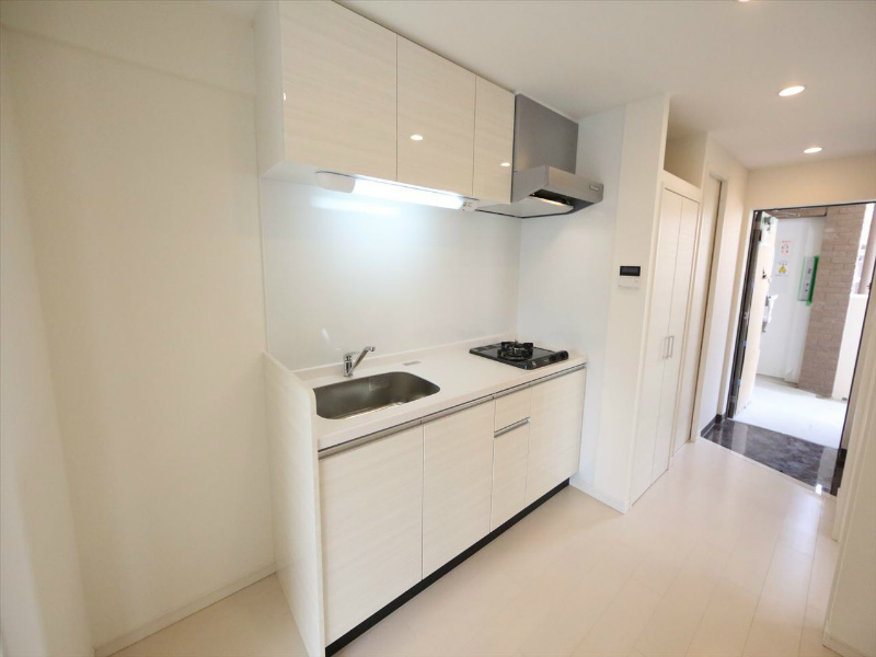 キッチン　システムキッチン（ガス2口コンロ付）　イメージ写真