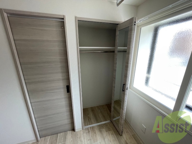 収納　収納もバッチリあるのでお部屋が片付きますよ！