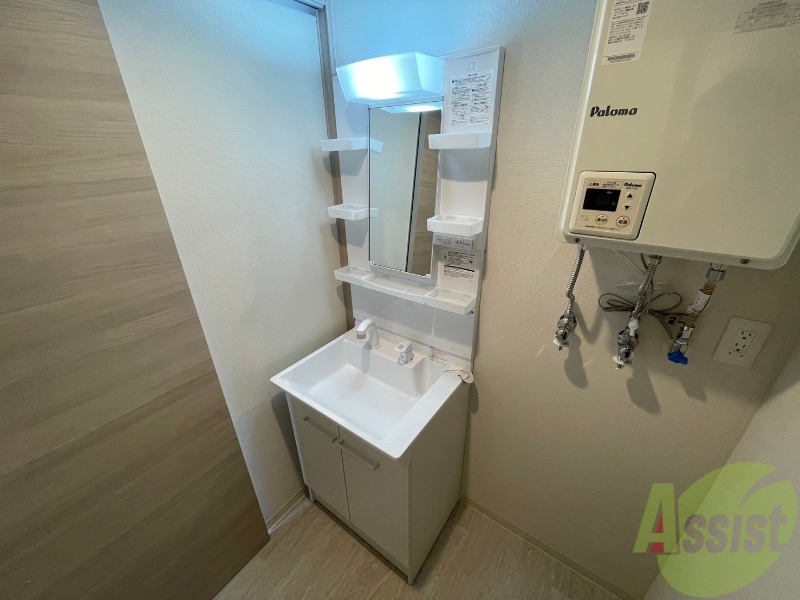 洗面設備　シャンプードレッサーで身支度もラクラクです！