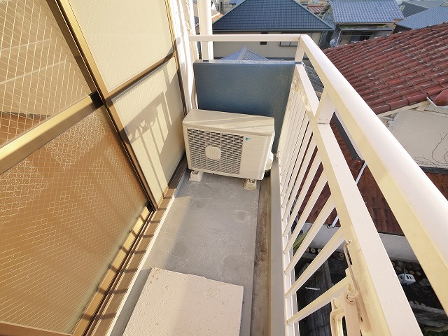 バルコニー　落ち着いた時間を過ごせるバルコニーです