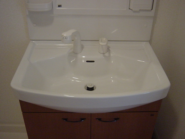 洗面設備　洗髪洗面化粧台