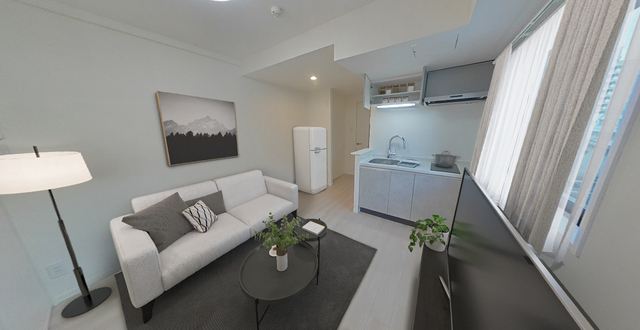 居室・リビング　画像は実際の写真に家具や調度品をＣＧ合成