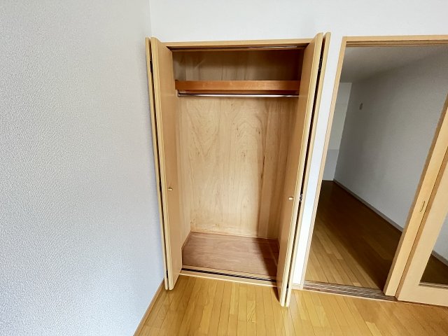 収納　大きなクローゼットなのでたくさん収納することができます