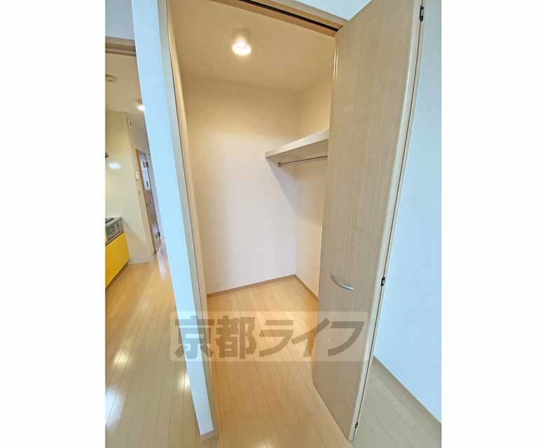 収納　大容量のウォークインクローゼットです。