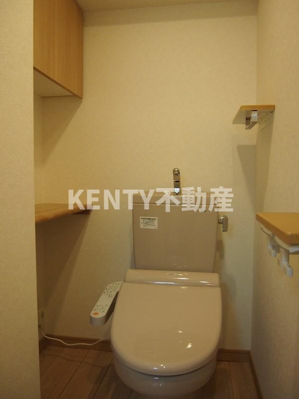 トイレ　ゆったりとした空間のトイレです
