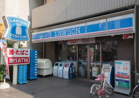コンビニ　ローソン 新大久保店（コンビニ）まで454m