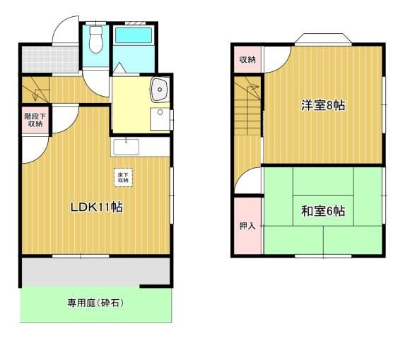 テラスハウス富塚の間取り写真