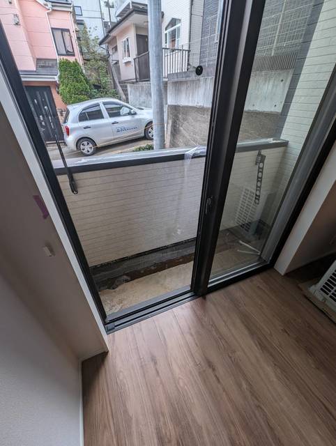 バルコニー　１階のお部屋の写真です。イメージを！