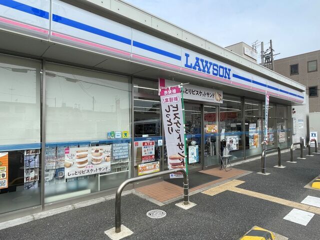 コンビニ　ローソン 下鳥羽柳長店（コンビニ）まで450m